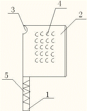 Scraping kitchen knife facilitating bottle opening