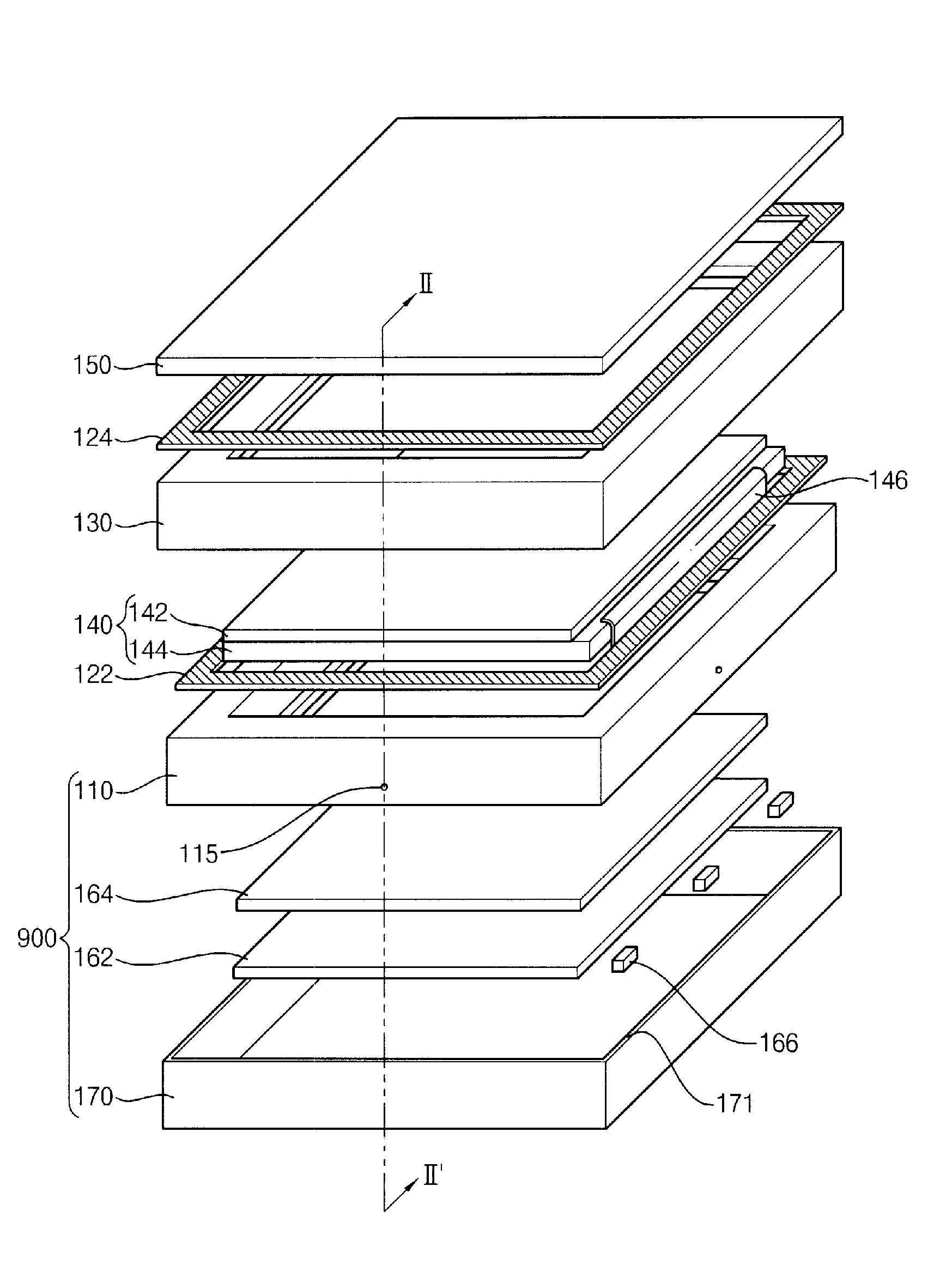 Display device and method of compensating for pressure changes thereof