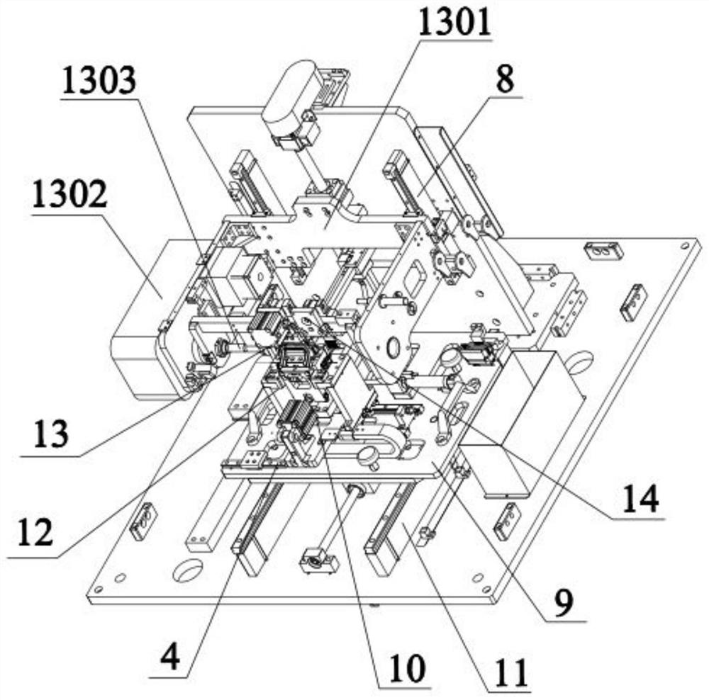 Servo bending machine for automobile connector terminal