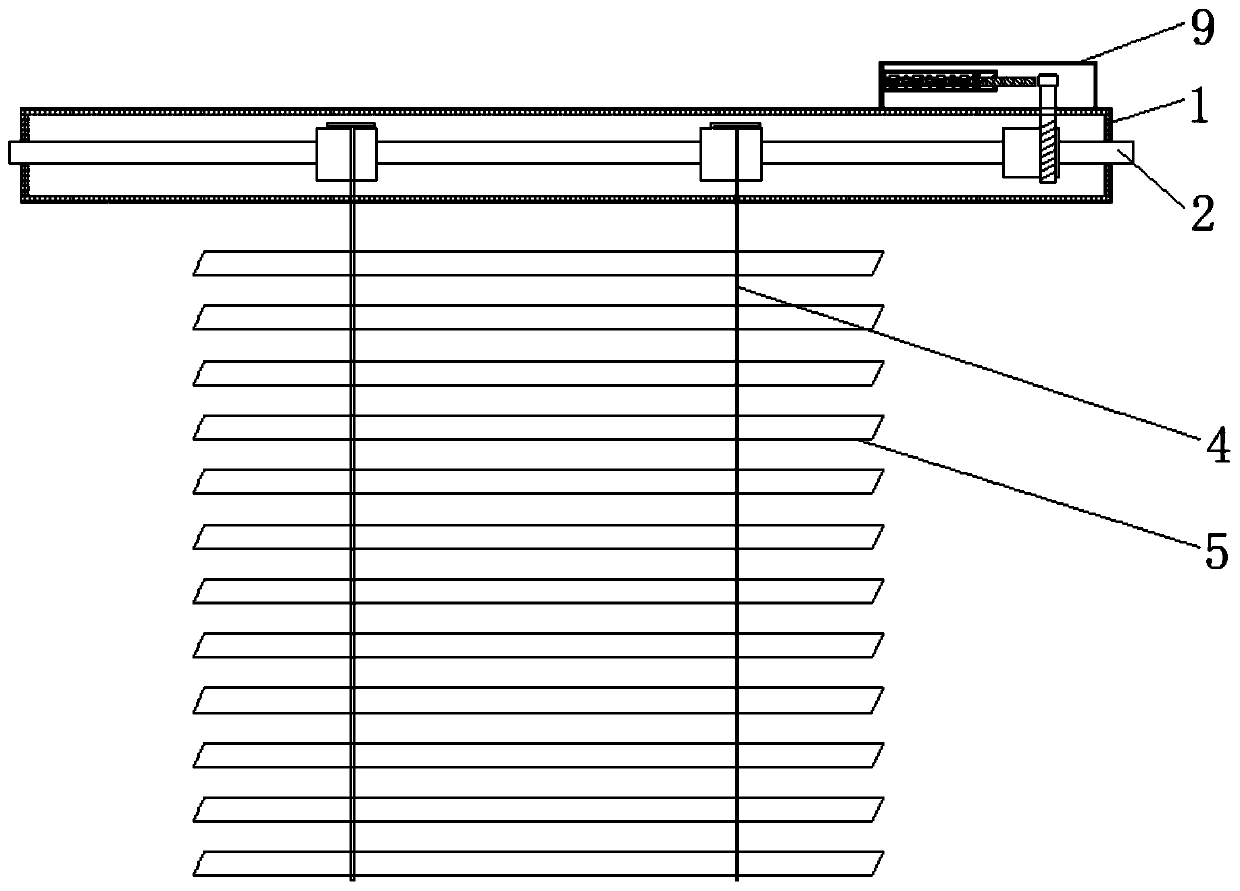 Blind window capable of being automatically closed under strong sunlight irradiation