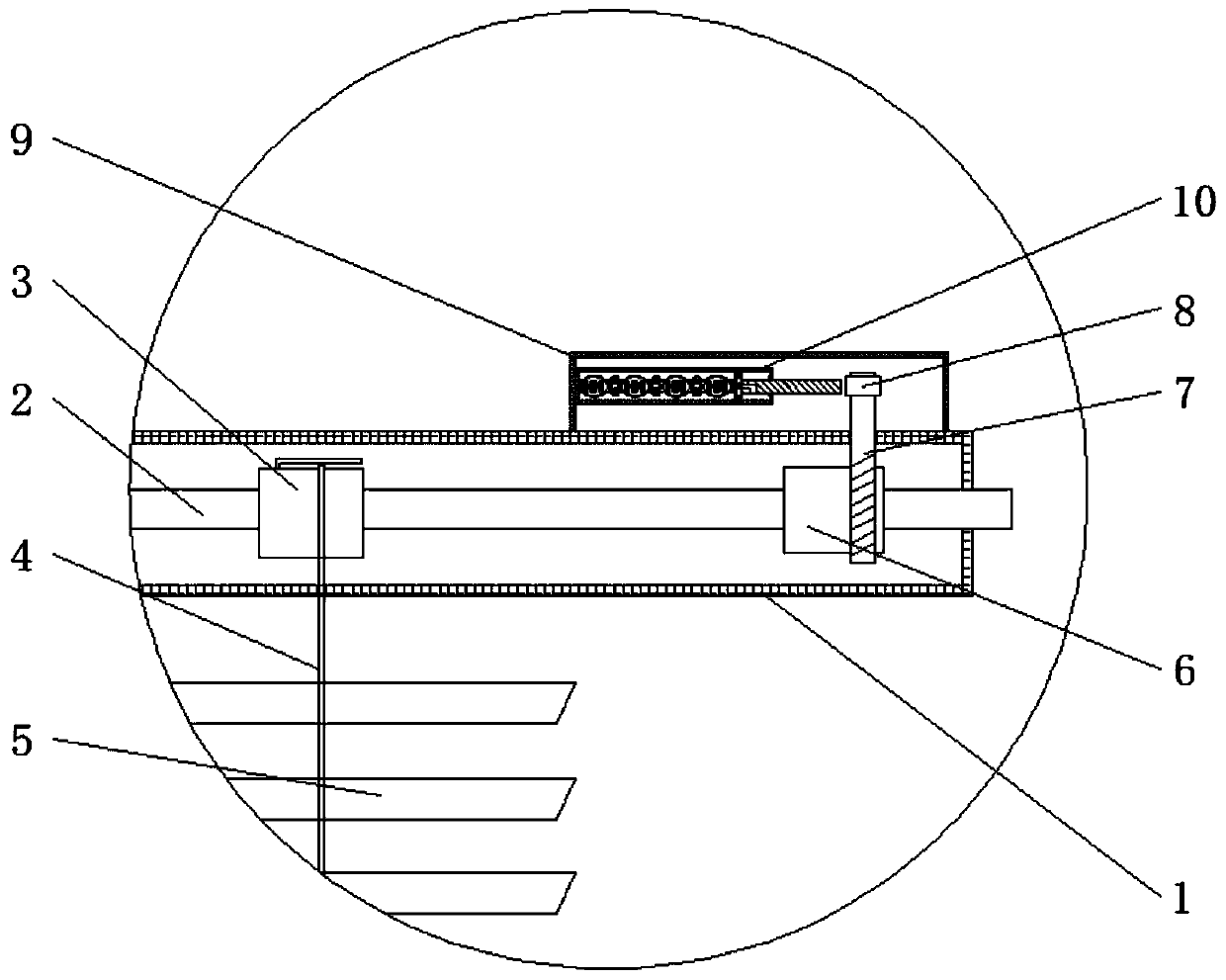 Blind window capable of being automatically closed under strong sunlight irradiation