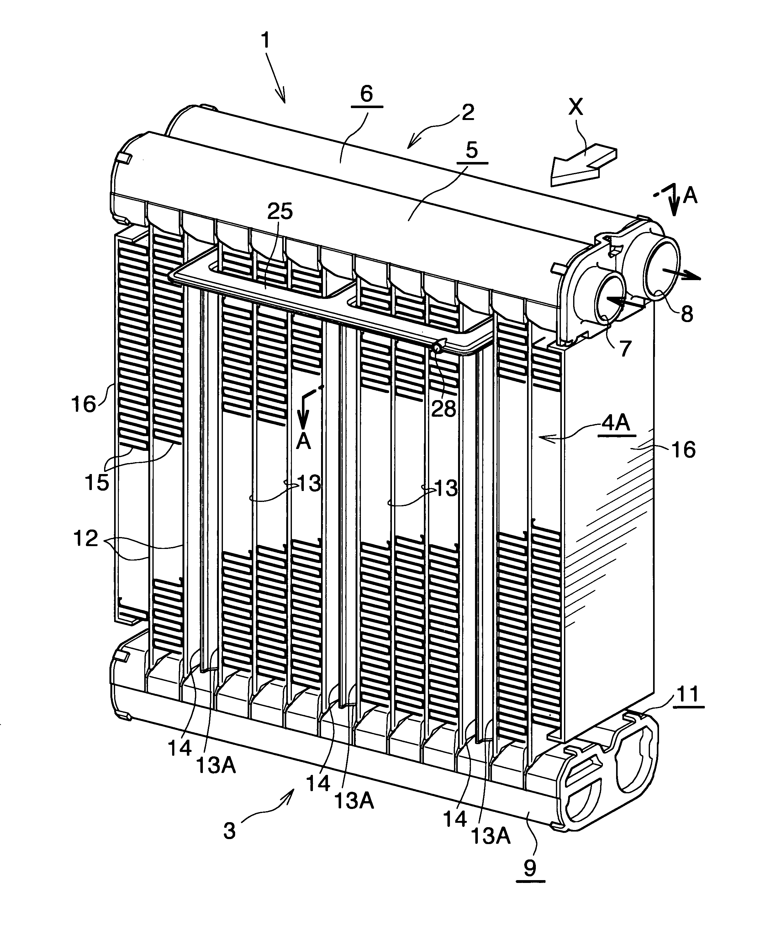 Evaporator having cold thermal energy storage function