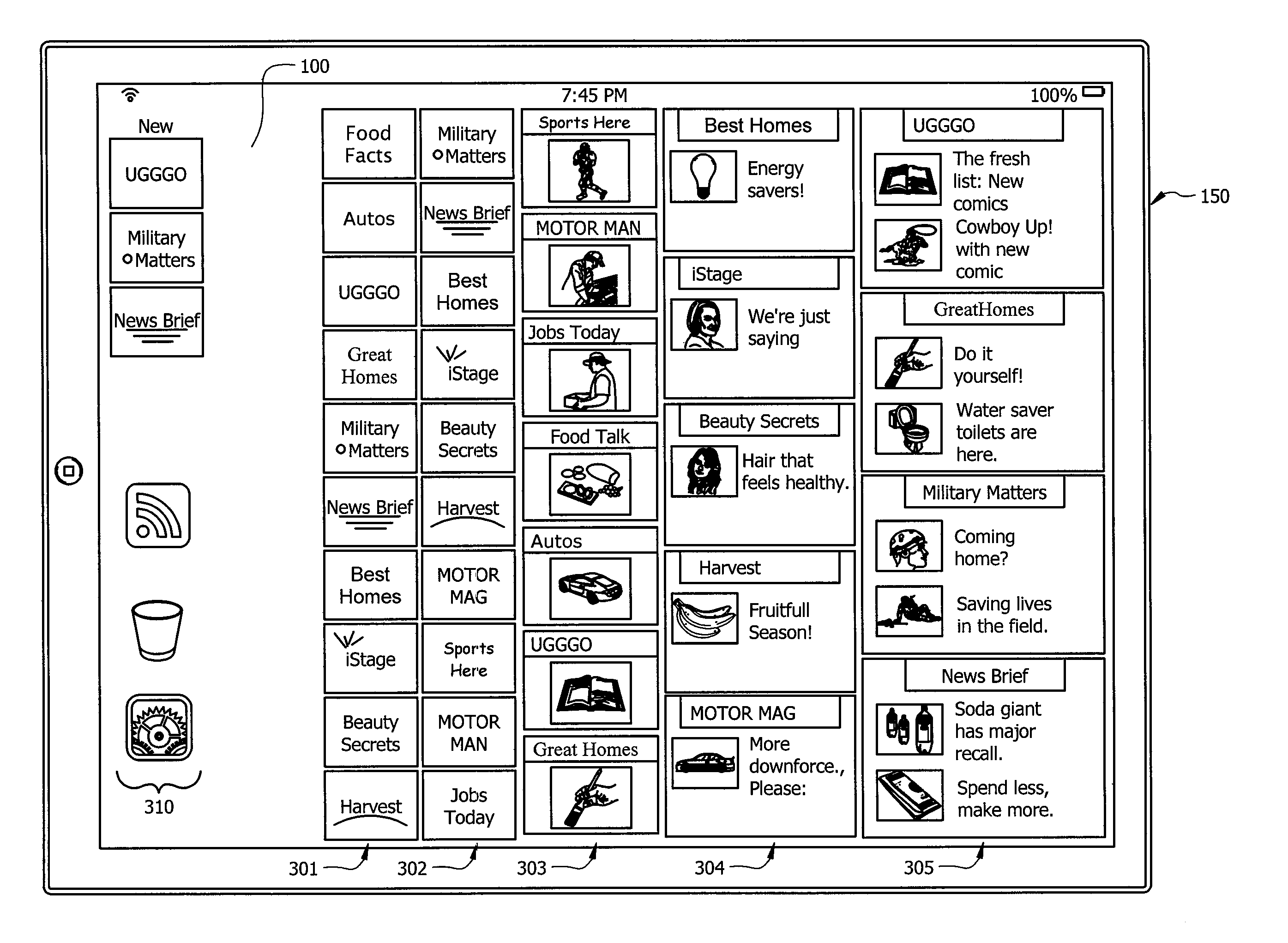 Techniques Providing Spatial Consistency of Graphical Elements