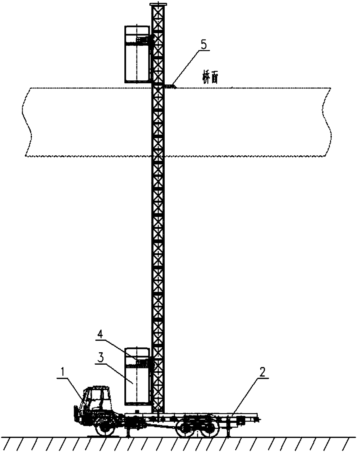 Vehicle-mounted quick installation rescue elevator