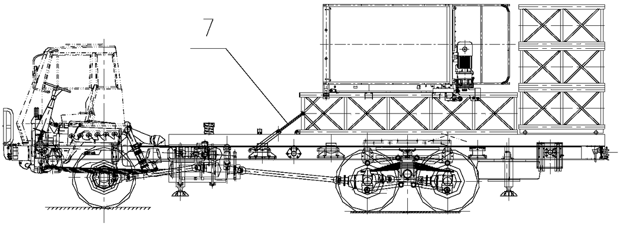 Vehicle-mounted quick installation rescue elevator