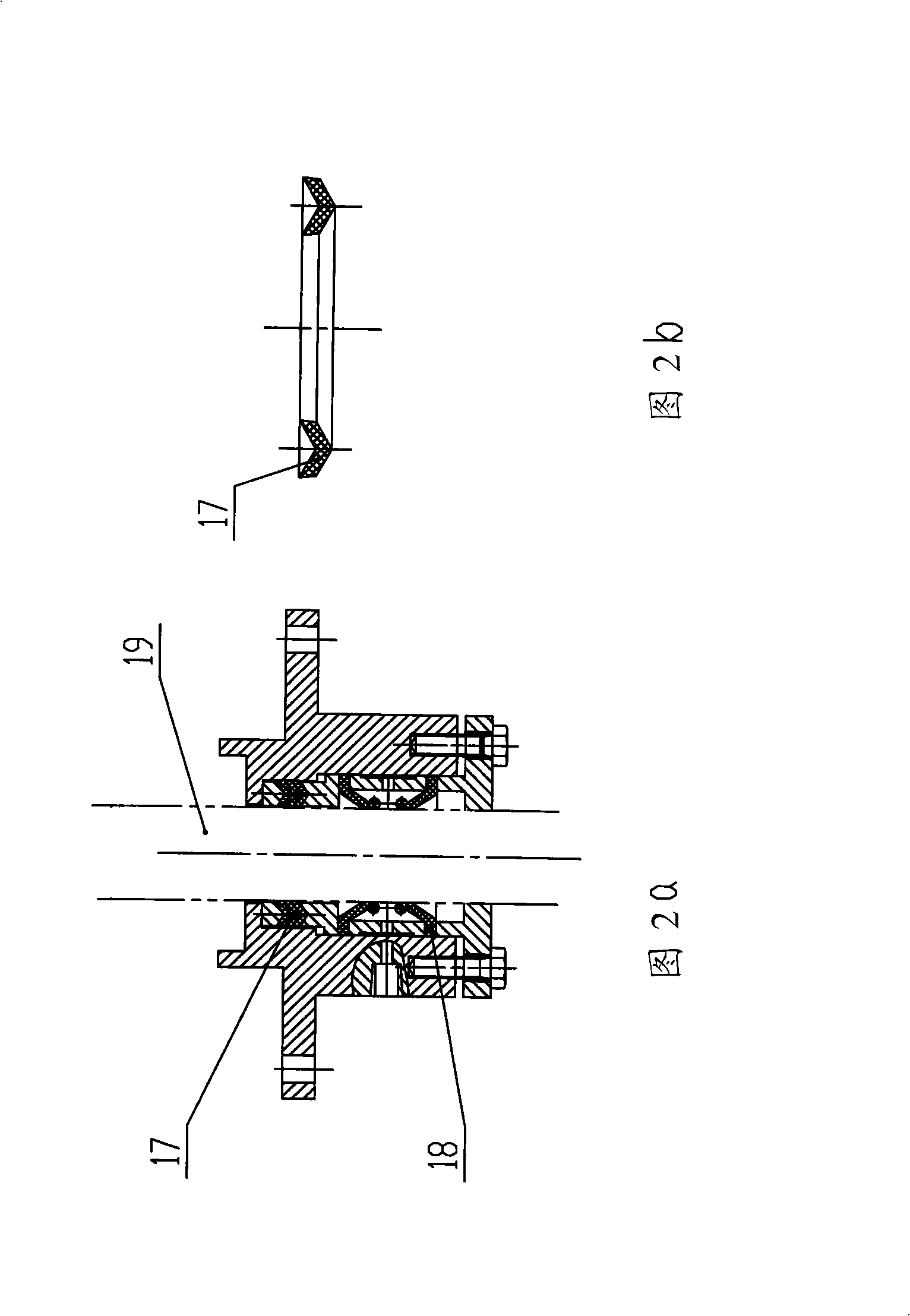 Vertical vacuum heavy pressure gas quenching furnace with rotatable material rest