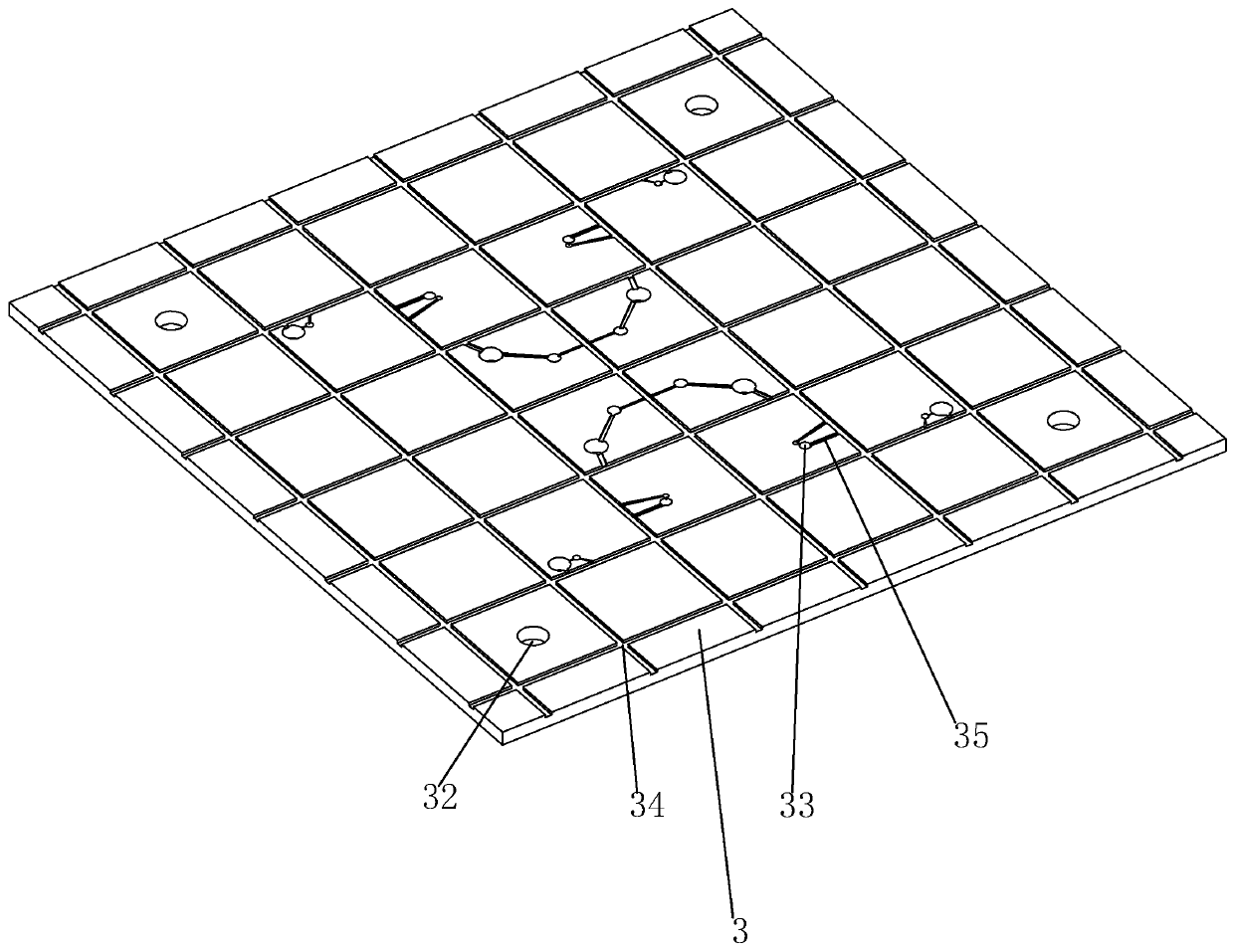 A printing machine for through-hole silver paste on pcb board