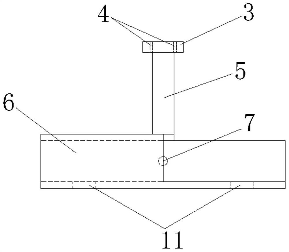 Unmanned aerial vehicle device for surveying and mapping top surface of ancient building and surveying and mapping method