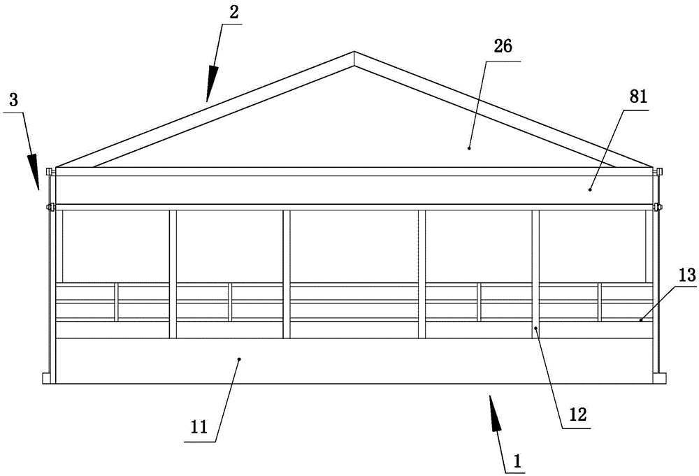 Livestock breeding shed