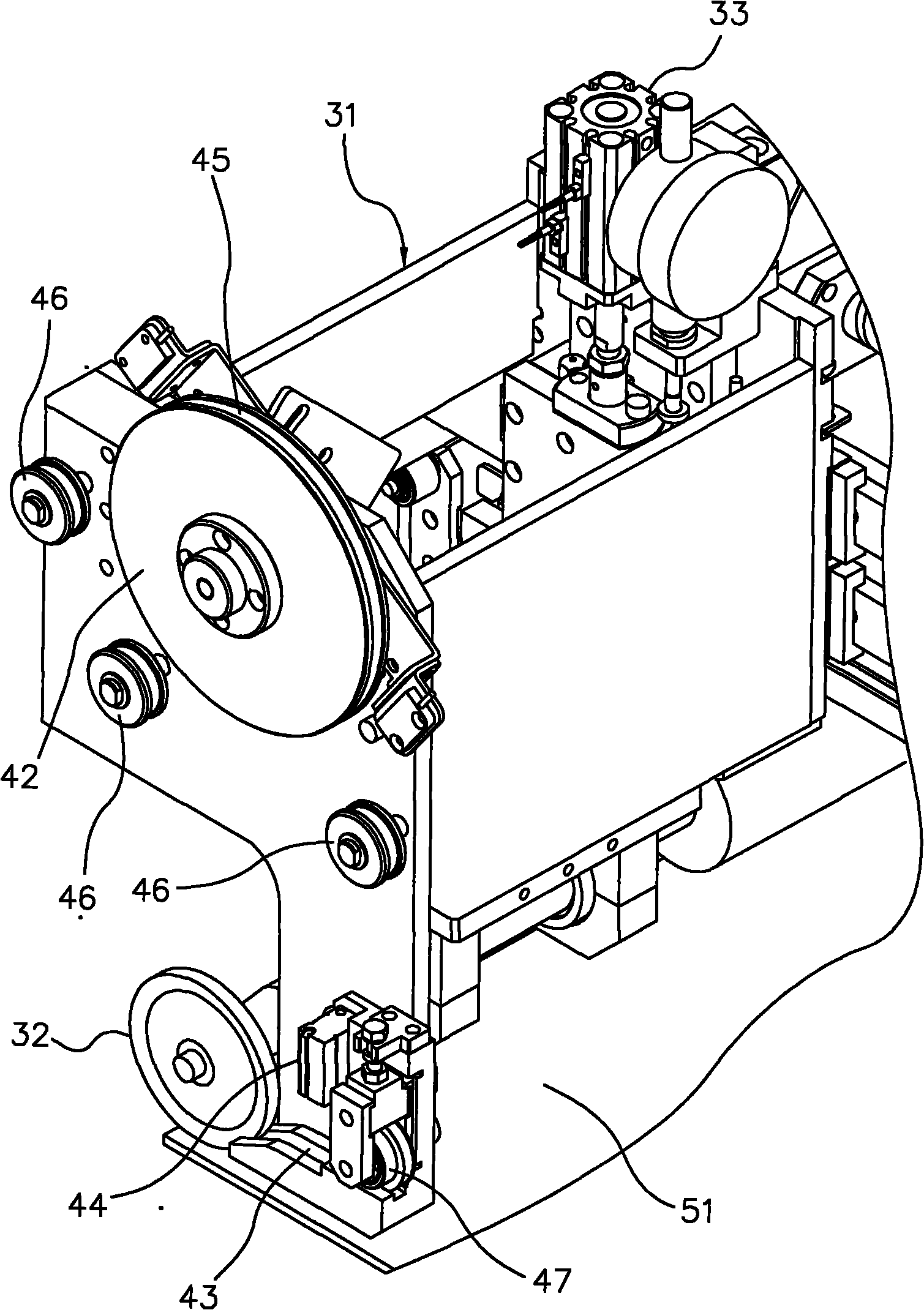 Ultrasonic roll welding stand