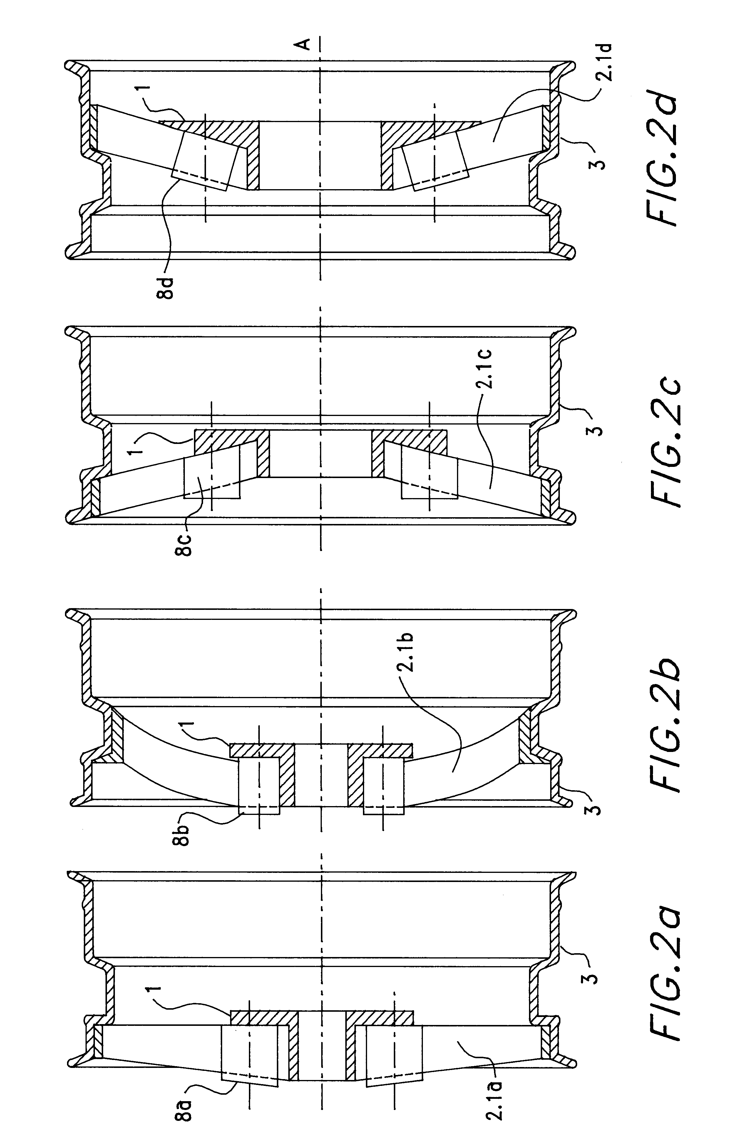 Wheel structure, particularly for cars