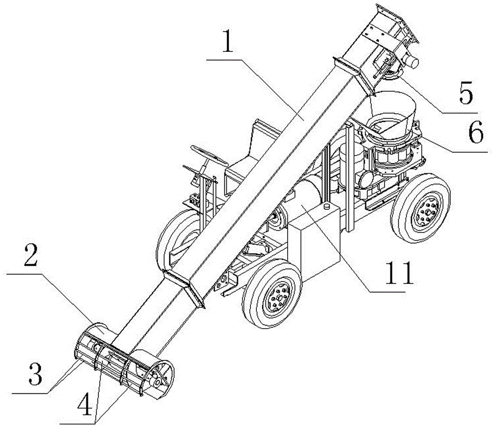 Concrete automatic feeding and jetting device and concrete automatic feeding and jetting method