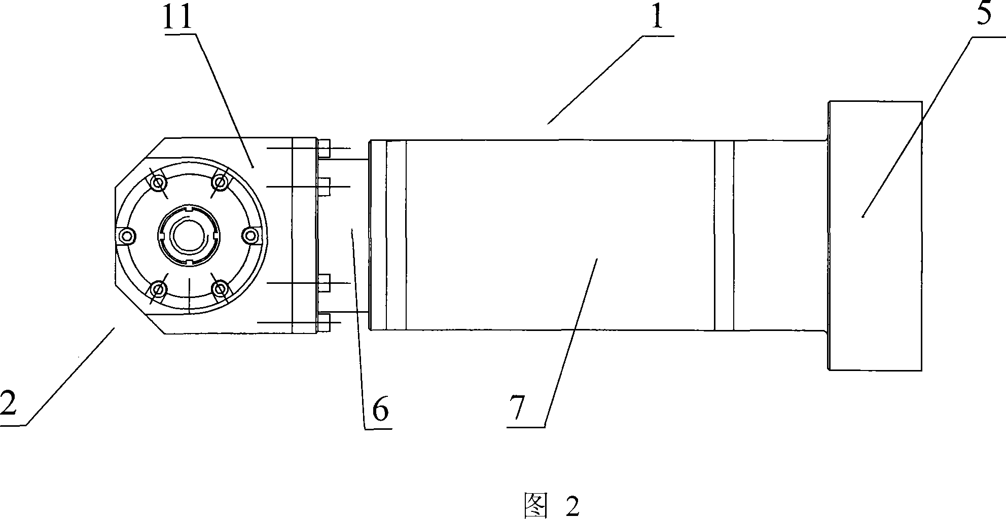 Bevel-gear right-angle milling head