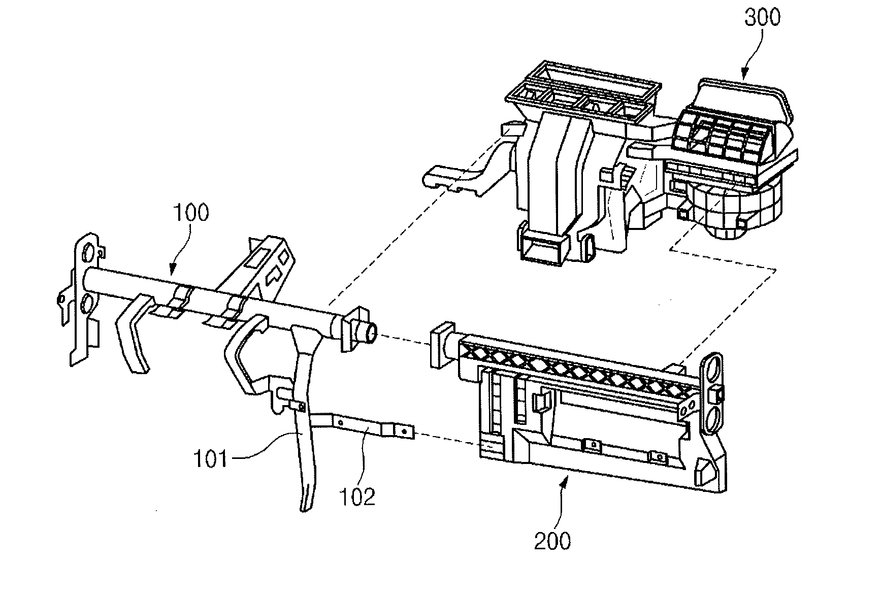 Cowl cross assembly