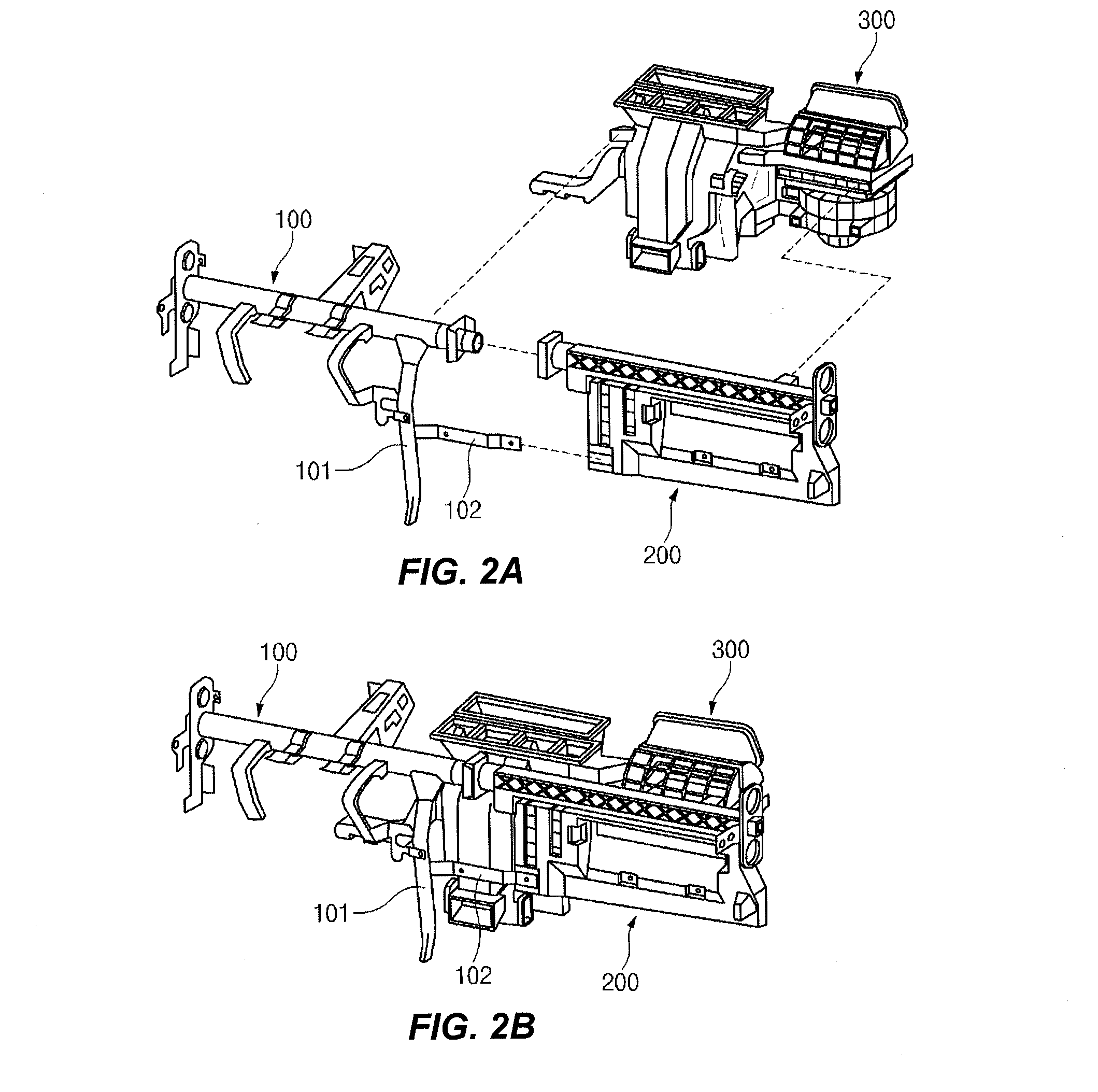 Cowl cross assembly