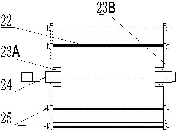 Horizontal multifunctional stirring machine