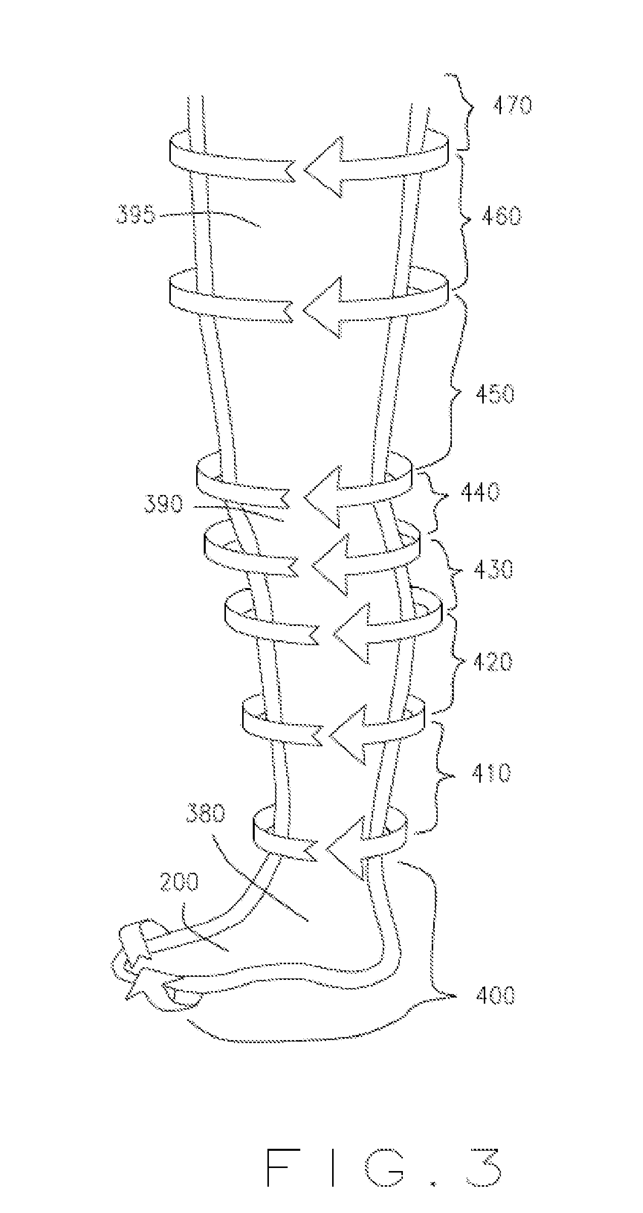 Compression knitted article