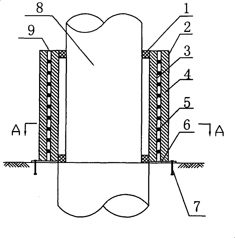 Efficient low-cost flexible energy dissipation type pier anti-collision safety device