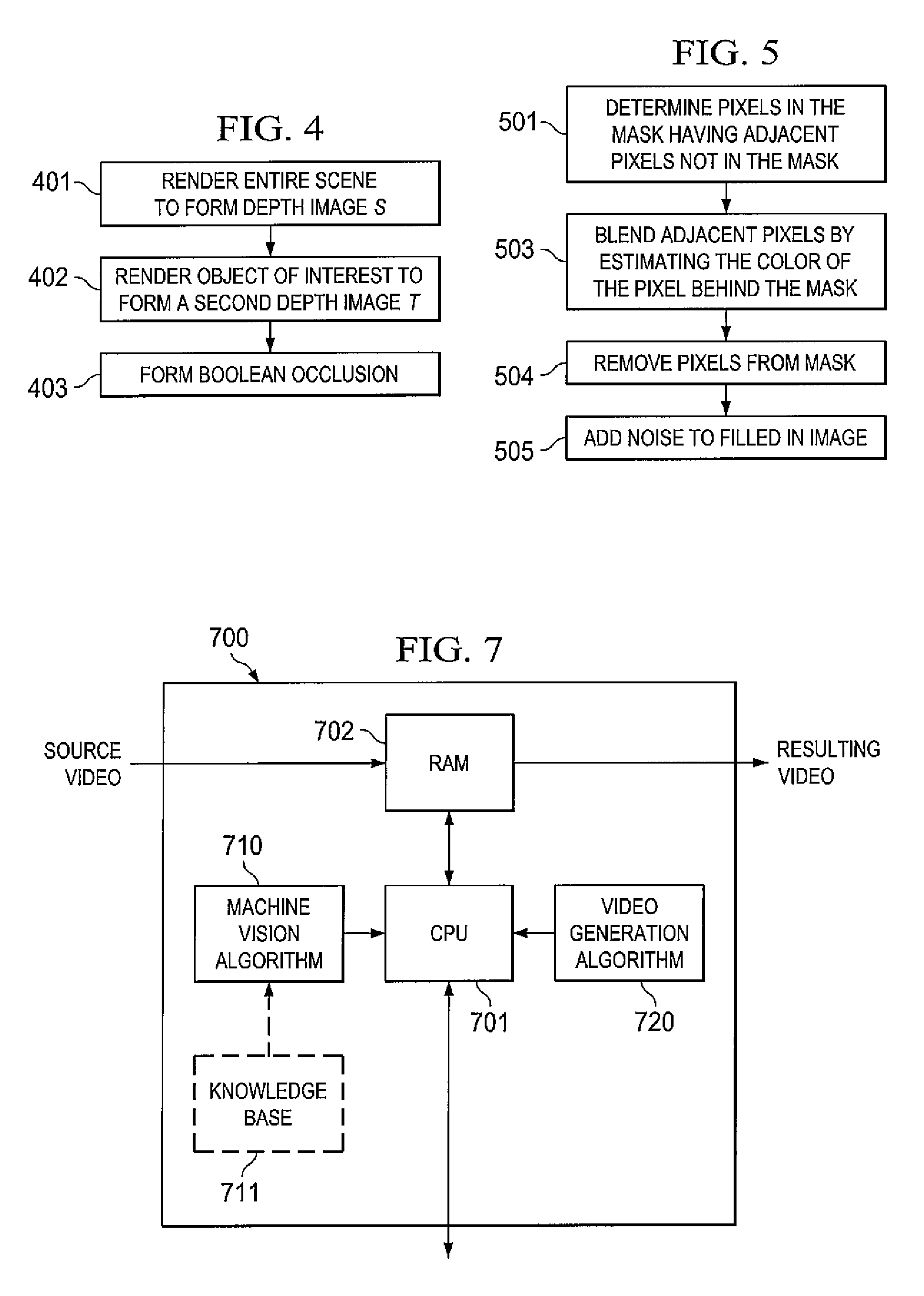 Systems and methods for filling occluded information for 2-d to 3-d conversion