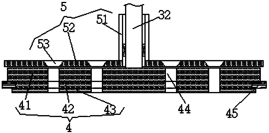 Quantitative glue injection device for high-temperature resin transfer molding