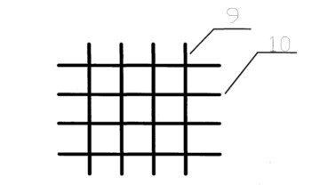 Snow-melting ice-thawing method of composite mesh grid