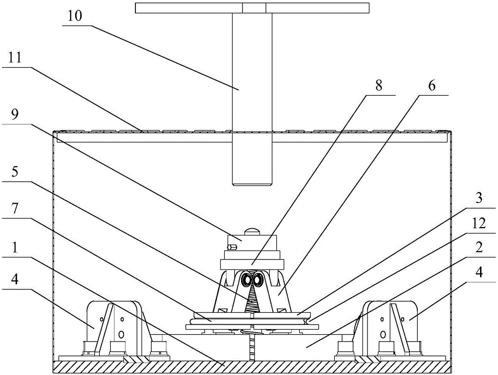 Tension force tester of aviation tire supporting framework