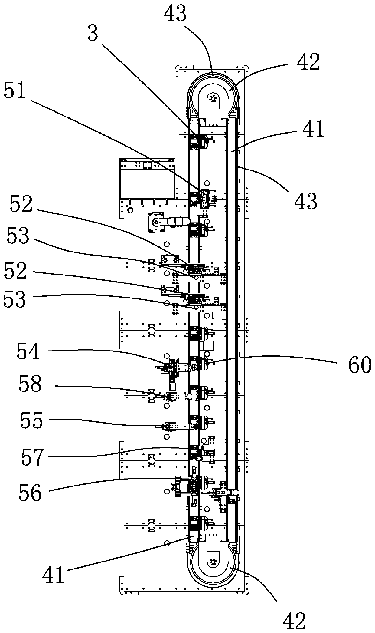 Automatic assembly line production system of coupler