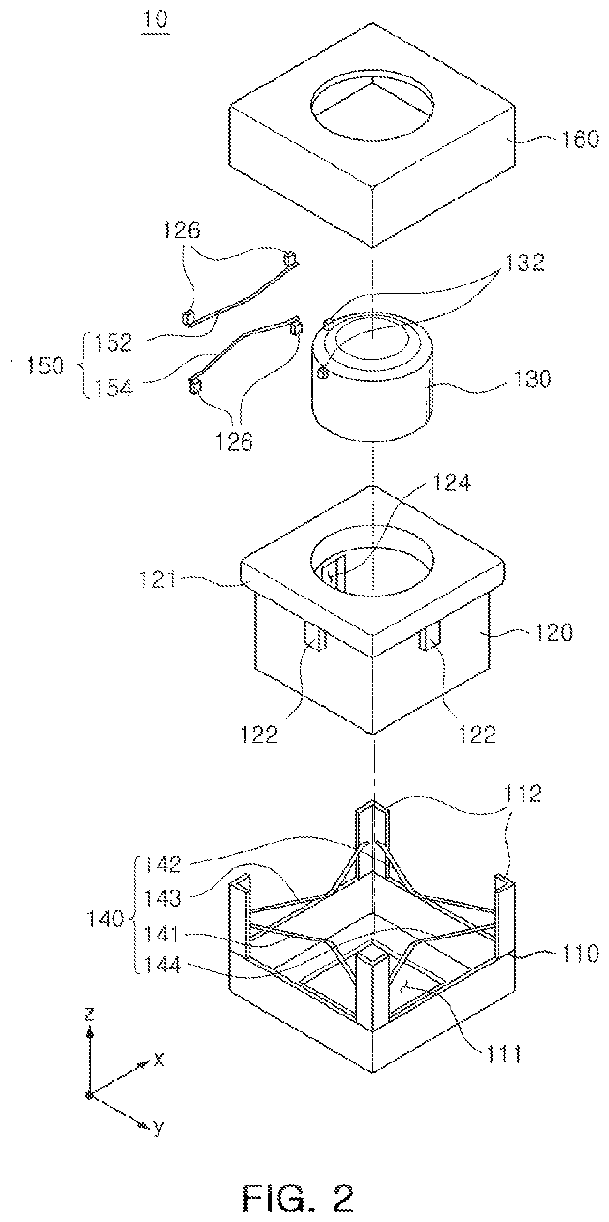 Actuator of camera module