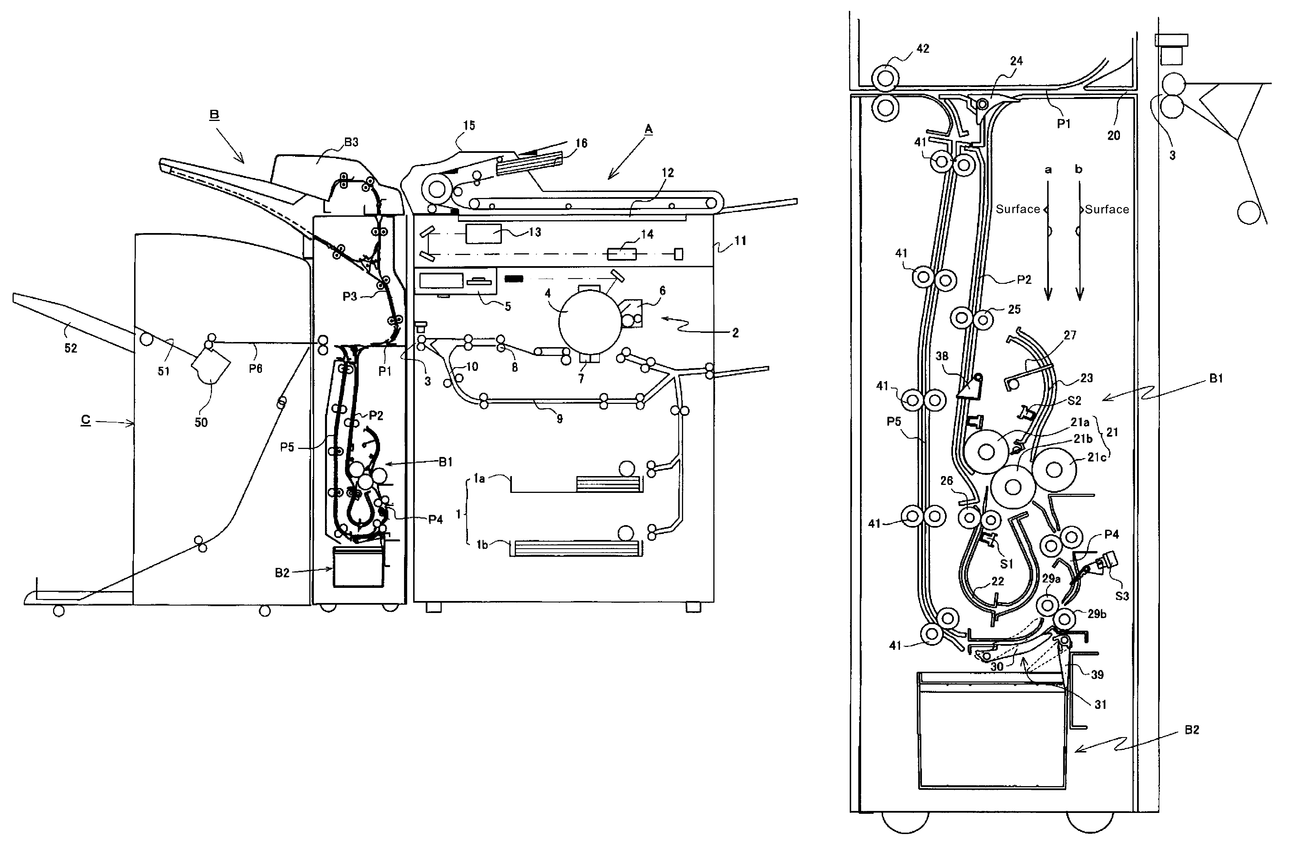 Sheet-folding apparatus and image-forming system equipped with the same