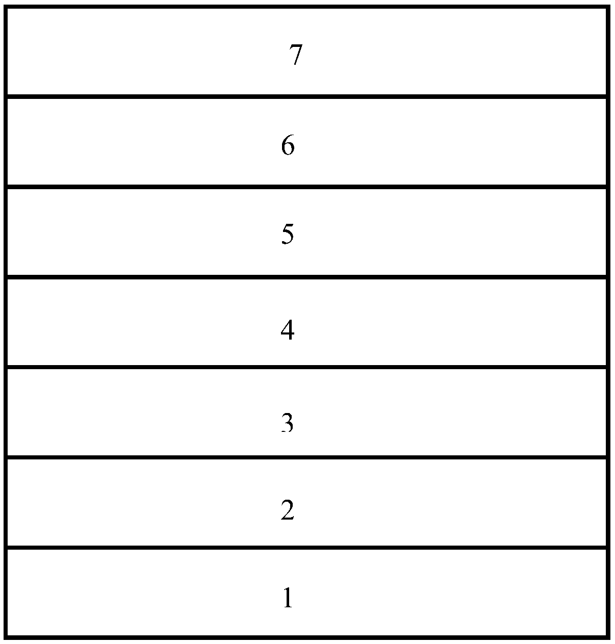 High-efficient undoped ultrathin light-emitting layer thermal activation delay fluorescent organic light-emitting diode and preparation method thereof