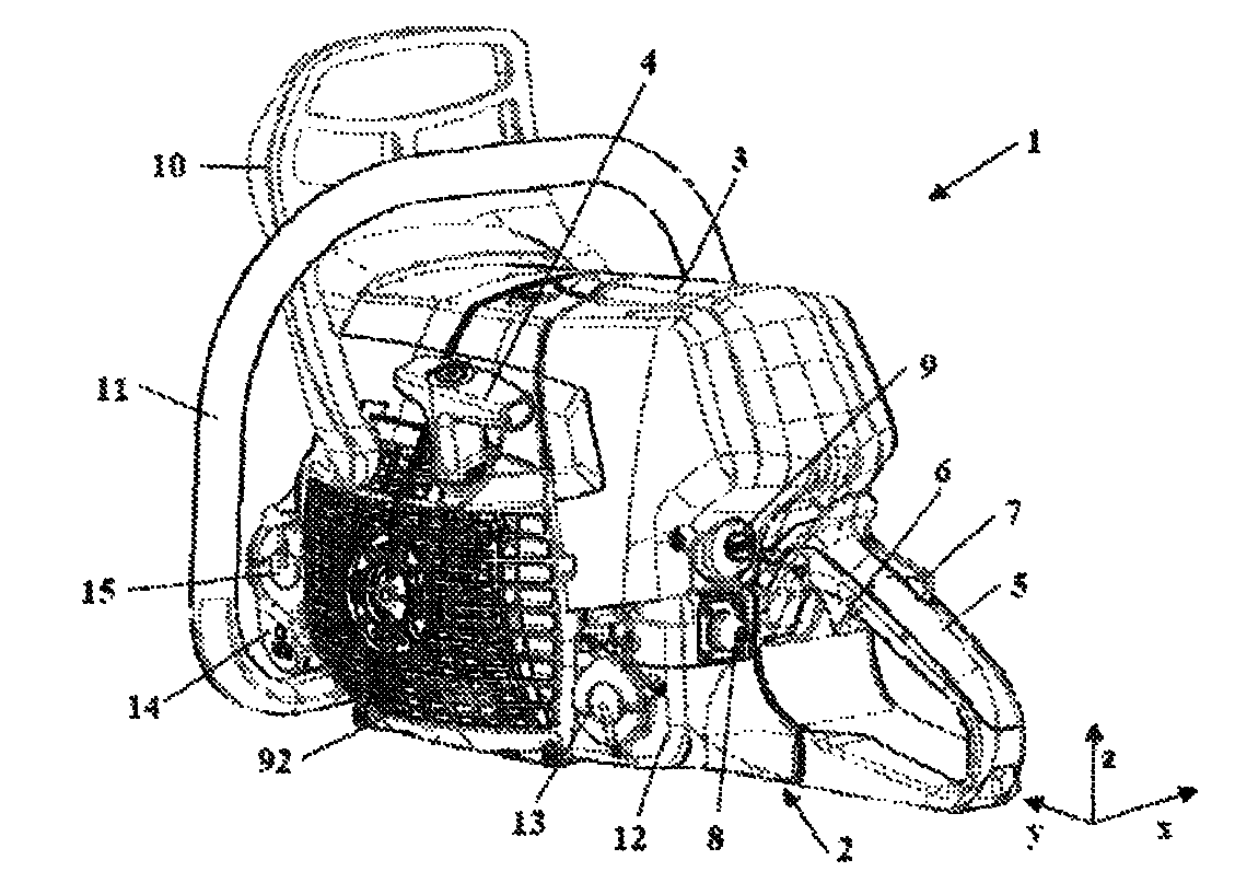 Work apparatus having a fuel pump