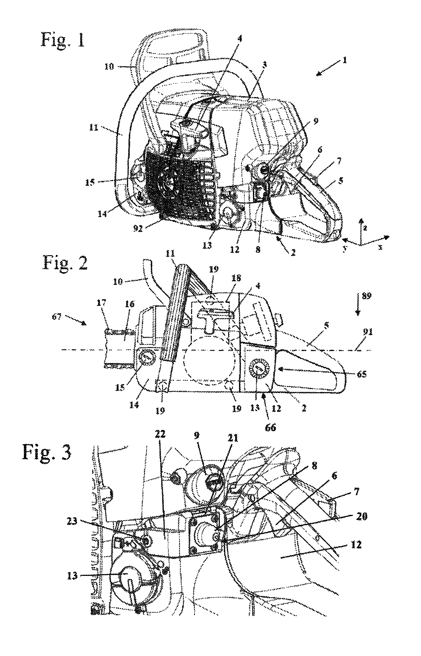 Work apparatus having a fuel pump