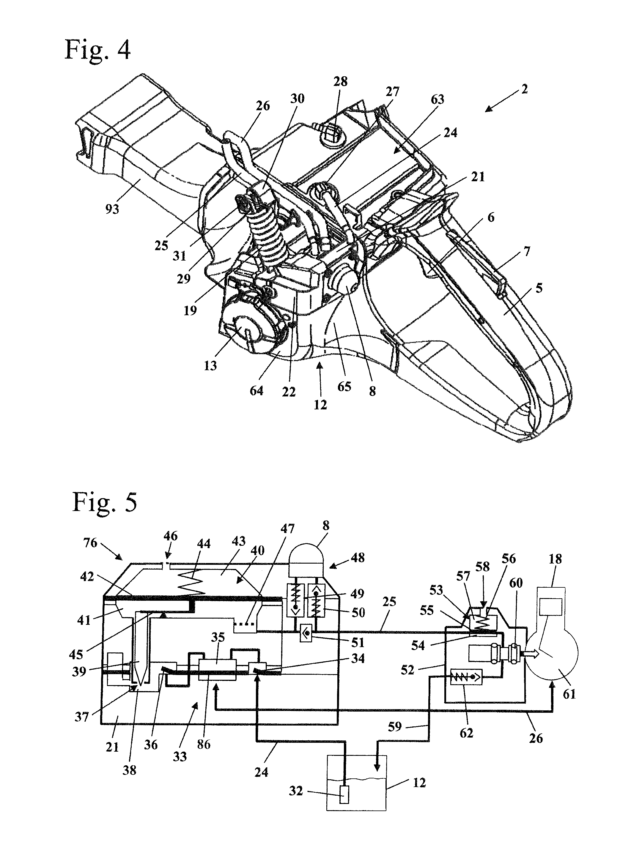 Work apparatus having a fuel pump