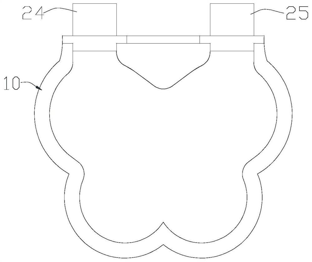 Special-shaped lithium ion battery and preparation method thereof