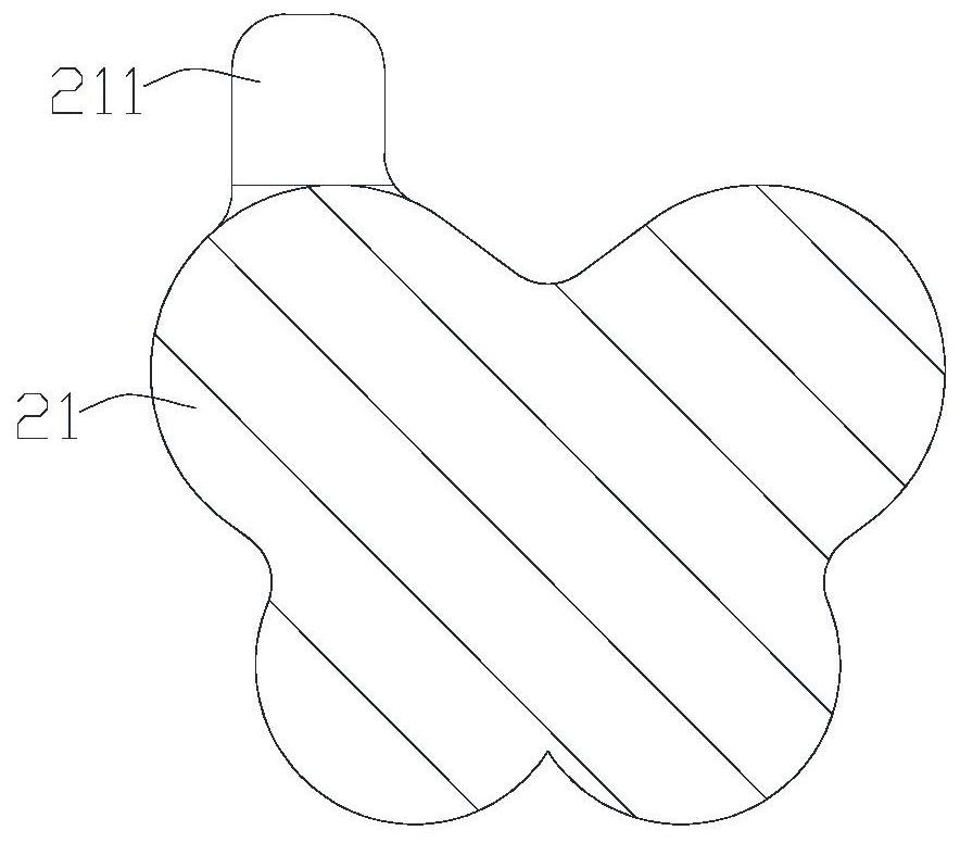 Special-shaped lithium ion battery and preparation method thereof