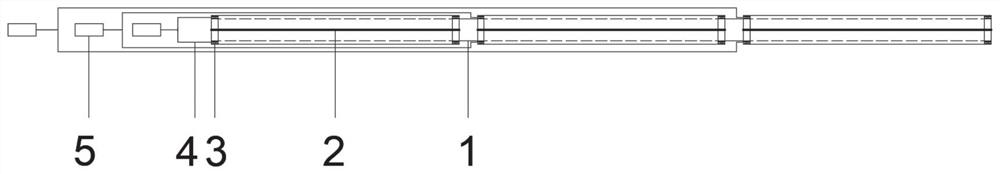 Sectional type guide plate, flue gas on-line adjusting and flow equalizing device and flow equalizing method