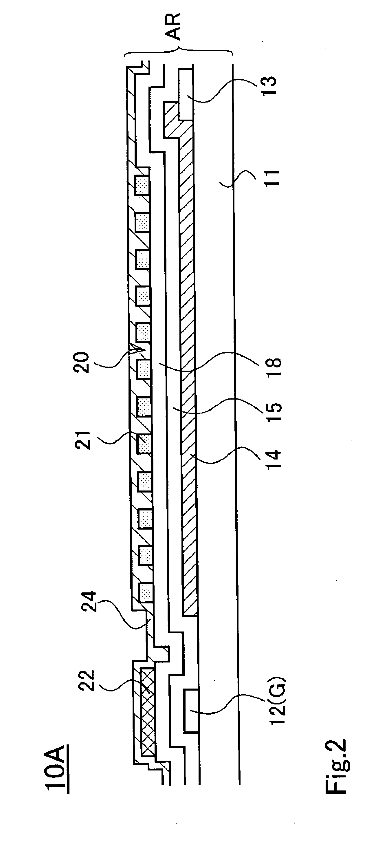 Transverse field type liquid crystal display panel