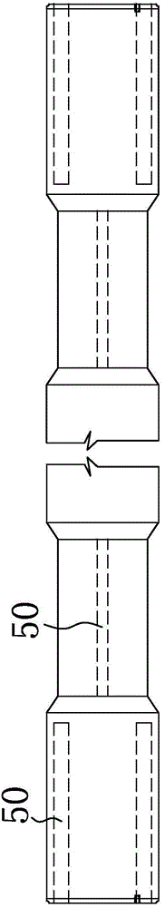 Variable-cross-section pile with end plates