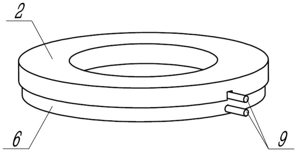 Intelligent gasket with anti-loosening function for monitoring bolt fastening state and monitoring method