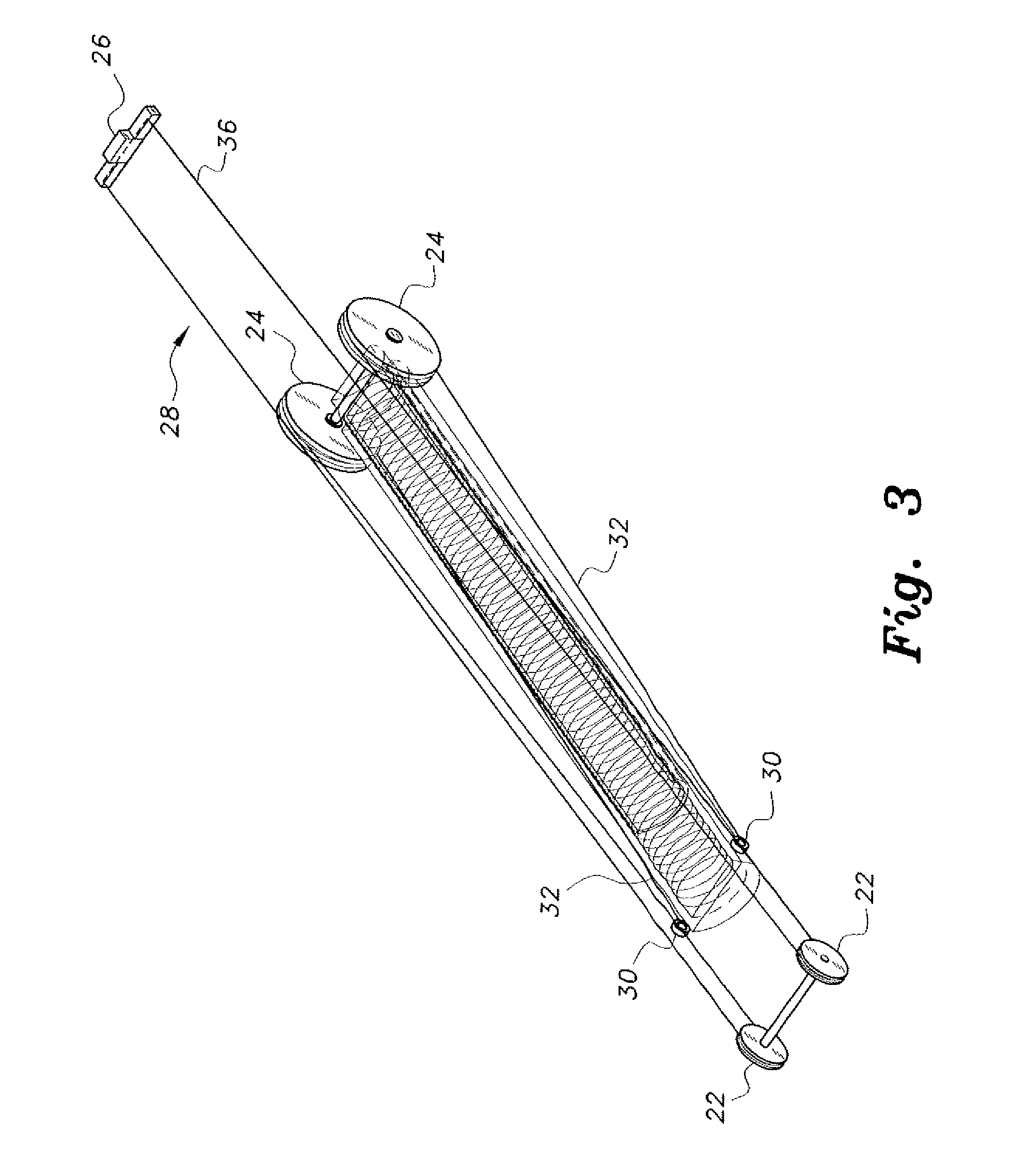 Pneumatically driven projectile weapon