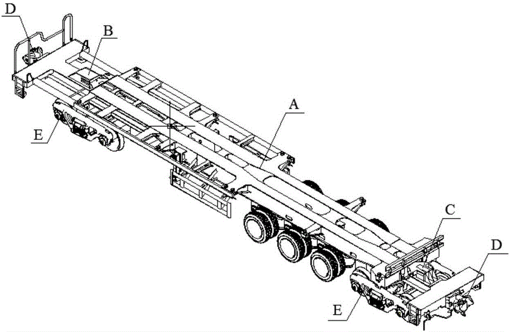 Highway-railway convertible car