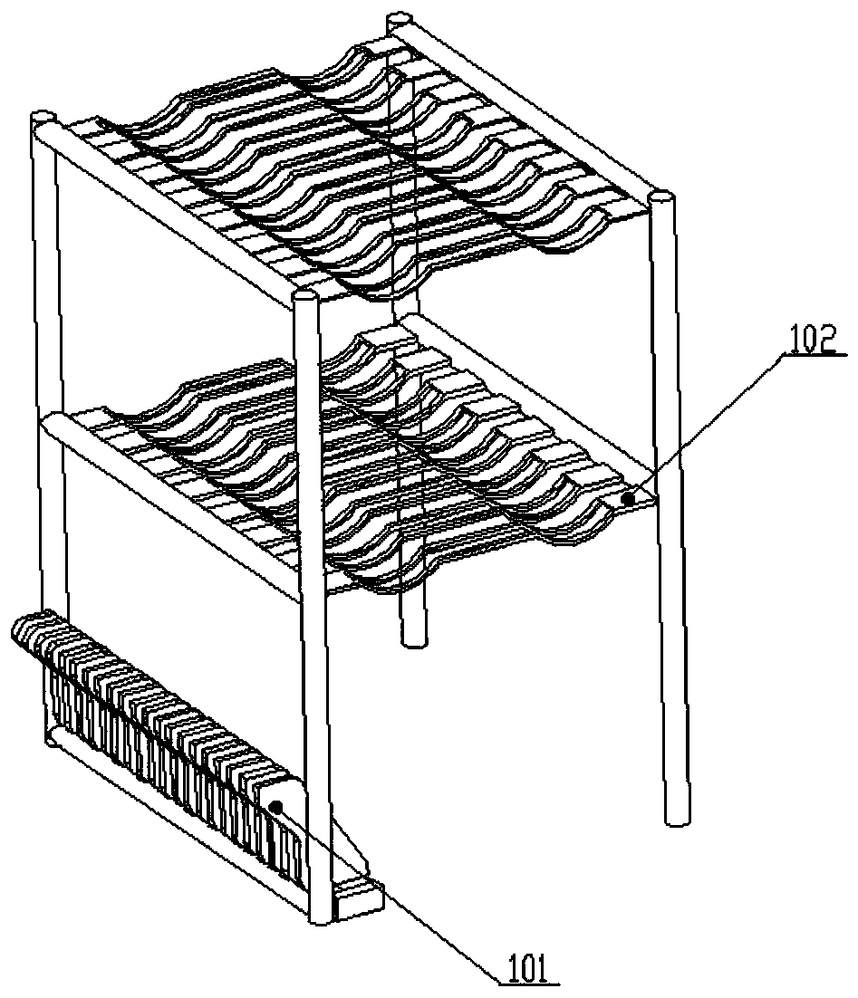 A multi-layer three-dimensional automatic bicycle parking rack