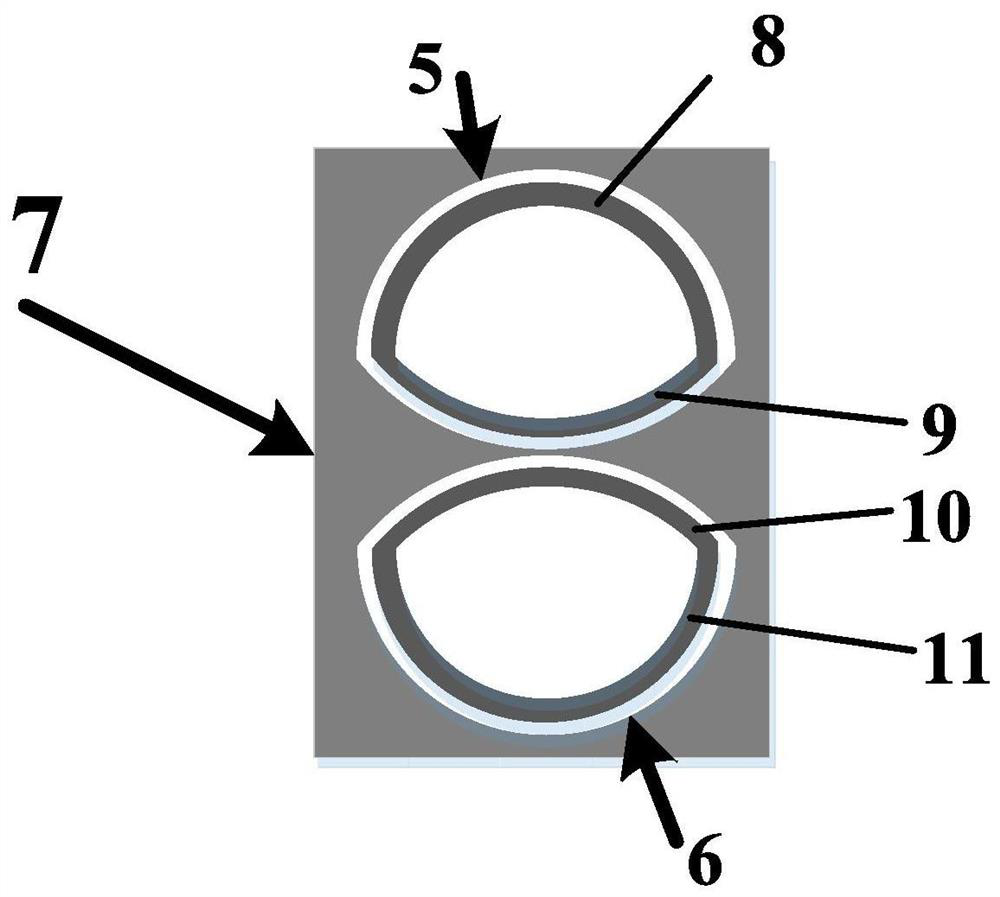 Terahertz wave refractive index sensor based on sunflower type photonic crystal structure