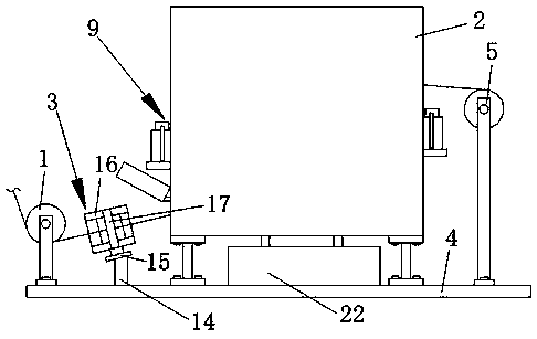 Textile cloth wetting device