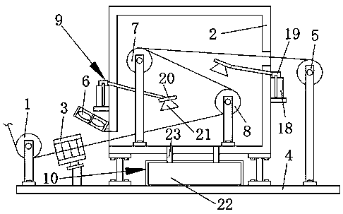 Textile cloth wetting device