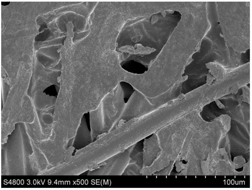 Preparation method and application of carbon-fiber-reinforced macromolecule-based composite