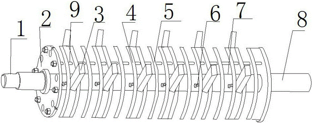 Beating roller for defoliator