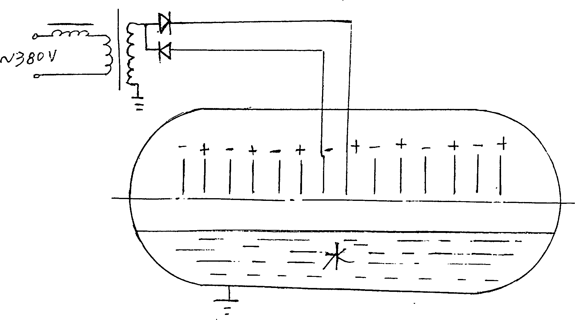 High-efficient electric desalting apparatus