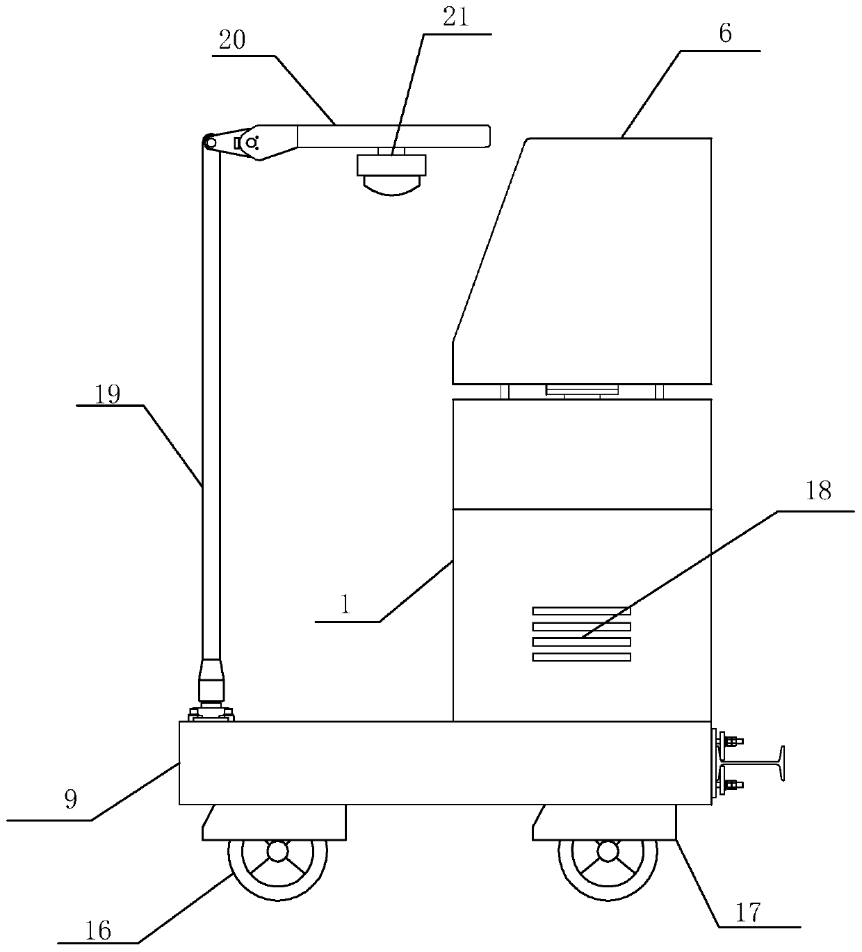 Store commodity self-service shopping guide device based on big data