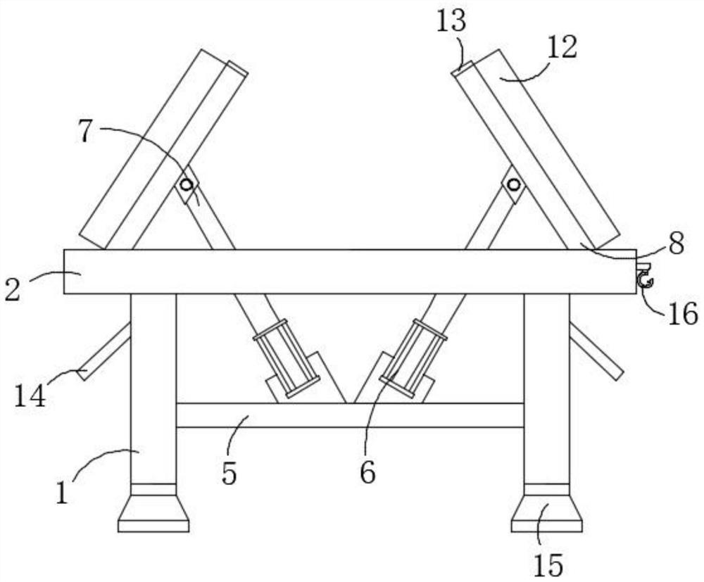 Grinding machine overturning workbench